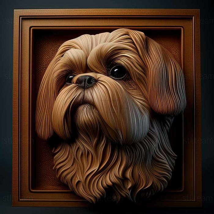3D модель Собака ши-тцу (STL)
